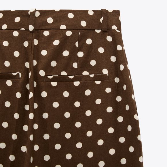ZARA POLKA DOT PANTS NWT - Picture 7 of 7